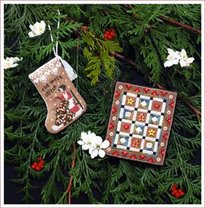 Gingerbread Quilty Ornaments By Victoria Sampler