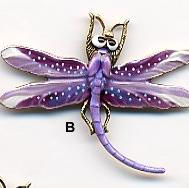 Susan Clarke Charm 114 Dragonfly Button