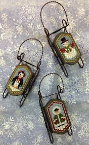 Sled Cross Stitch Designs