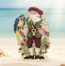 Mill Hill Caribbean Santas