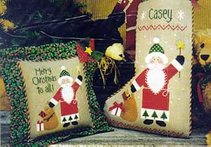 Santa Stocking By Lizzie Kate