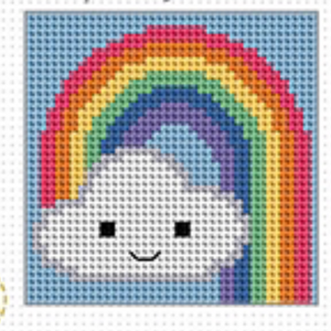 Rainbow Cloud Tapestry Starter Kit by Create Handmade