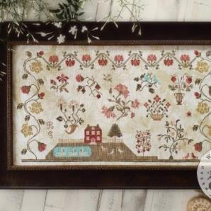 Manor at Quaker Hill Cross Stitch Chart by With Thy Needle and Thread (Brenda Gervais)