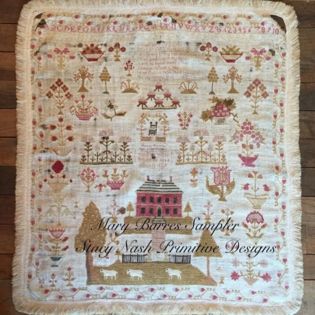 Mary Barres Sampler by Stacy Nash Primitives