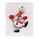 Susan Clarke Charm 2 Dancing Snowman Charm