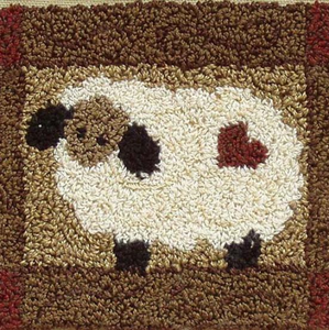 Sheep Punch Needle Embroidery Kit by Rachel's of Greenfield