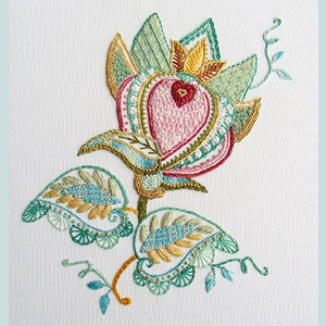 Emerald City Crewel Embroidery Kit by Tatiana Popova