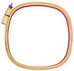 Beechwood Hoop Square