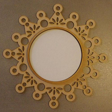 Christmas Snowflake Frame by Rosalie Dekker Designs