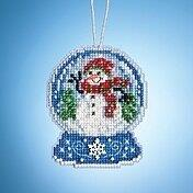 Mill Hill Snow Globe Charmed Ornament Kits