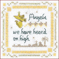 Angels we Have Heard Beyond Cross Stitch Kit by Victoria Sampler