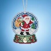 Mill Hill Snow Globe Charmed Ornament Kits