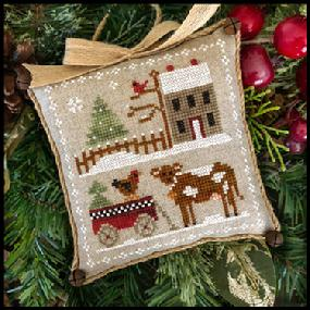 Farmhouse Christmas by Little House Needleworks - Snowy Series