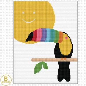 Cross Stitch Toucan Kit by Create Handmade