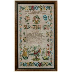 Sarah Daws Circa 1840 by Hands Across the Sea Samplers