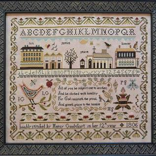 Mercy Goodehart's Sampler by Shakespeare's Peddler