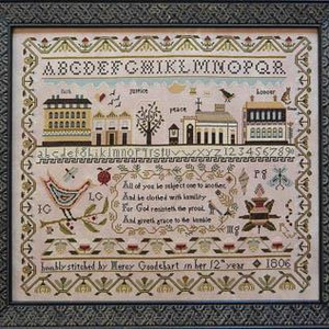 Mercy Goodehart's Sampler by Shakespeare's Peddler