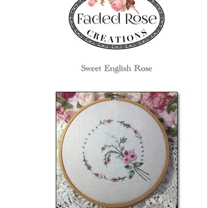 Sweet English Rose Pattern by Faded Rose Creations