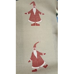 Linen Band 28CT With Santa