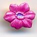 Susan Clarke Charm 05 Pink Petal Flower Button