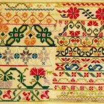 Mexican Garden C1860 by Queenstown Sampler Designs