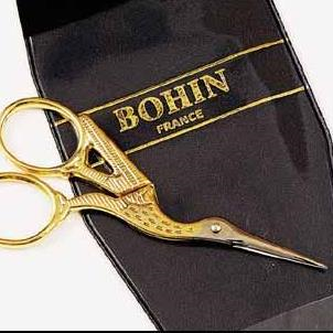 Bohin Scissors Stork Gold Cigogne