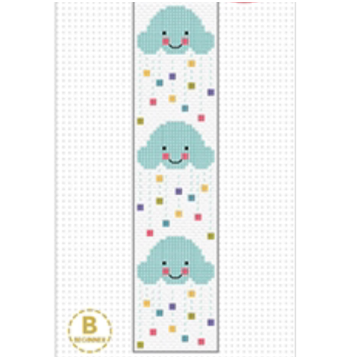 Clouds Bookmark Cross Stitch Kit by Create Handmade