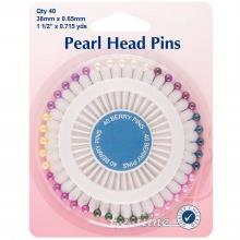 Hemline Silver Berry Head Pins