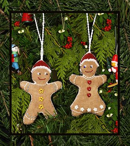 Gingerbread Cookie Ornaments By Victoria Sampler