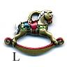 Susan Clarke Charm 1557 Xmas Rocking Horse