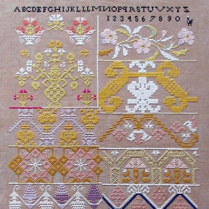 Aztec Gold Sampler by Queenstown Sampler Designs