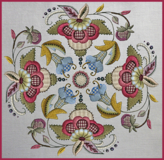 Jac24 Mandala Magic Embroidery Pattern and Panel By Hazel Blomkamp Print Pack