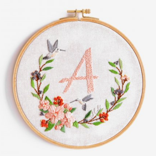 Flower Garland Embroidery Kit by DMC