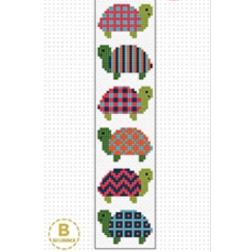 Turtle Bookmark Cross Stitch Kit by Create Handmade