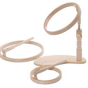Seat frame with Three Wooden Hoops by Elbesee - 6", 8" and 10" hoops