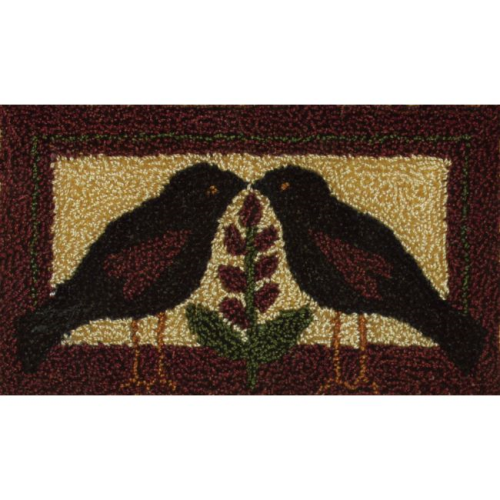 Blackbirds Punch Needle Embroidery Kit by Rachel's of Greenfield