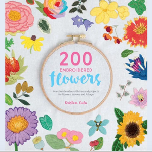200 Embroidered Flowers by Kristen Gula