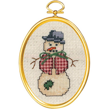 Snowman Kit With Frame By Janlynn