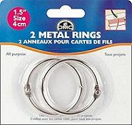 DMC Metal Rings 2.5"