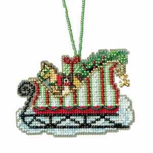 Mill Hill Sleigh Ride Ornament Kit