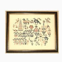 Mexican Sampler C1850 by Queenstown Sampler Designs