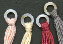Mother Of Pearl Thread Hoops