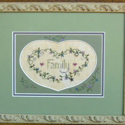 Family Cross stitch Kit by Shepherd's Bush