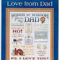 Love from Dad by Sue Hillis Designs