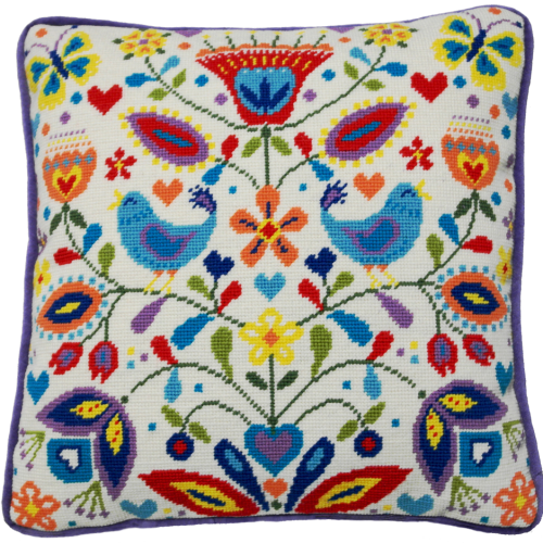 Summer Melody Tapestry Cushion Kit by Bothy Threads