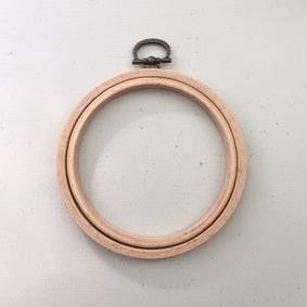 Circular Wooden Display Frame