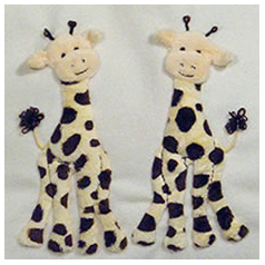 Giraffes By Windflower Embroidery