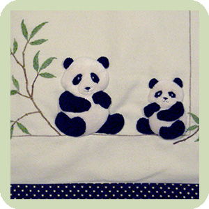 Pandas By Windflower Embroidery