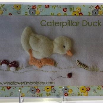 Caterpillar Duck by Windflower Embroidery