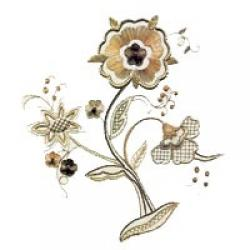 Golden Persian Flower by Roseworks